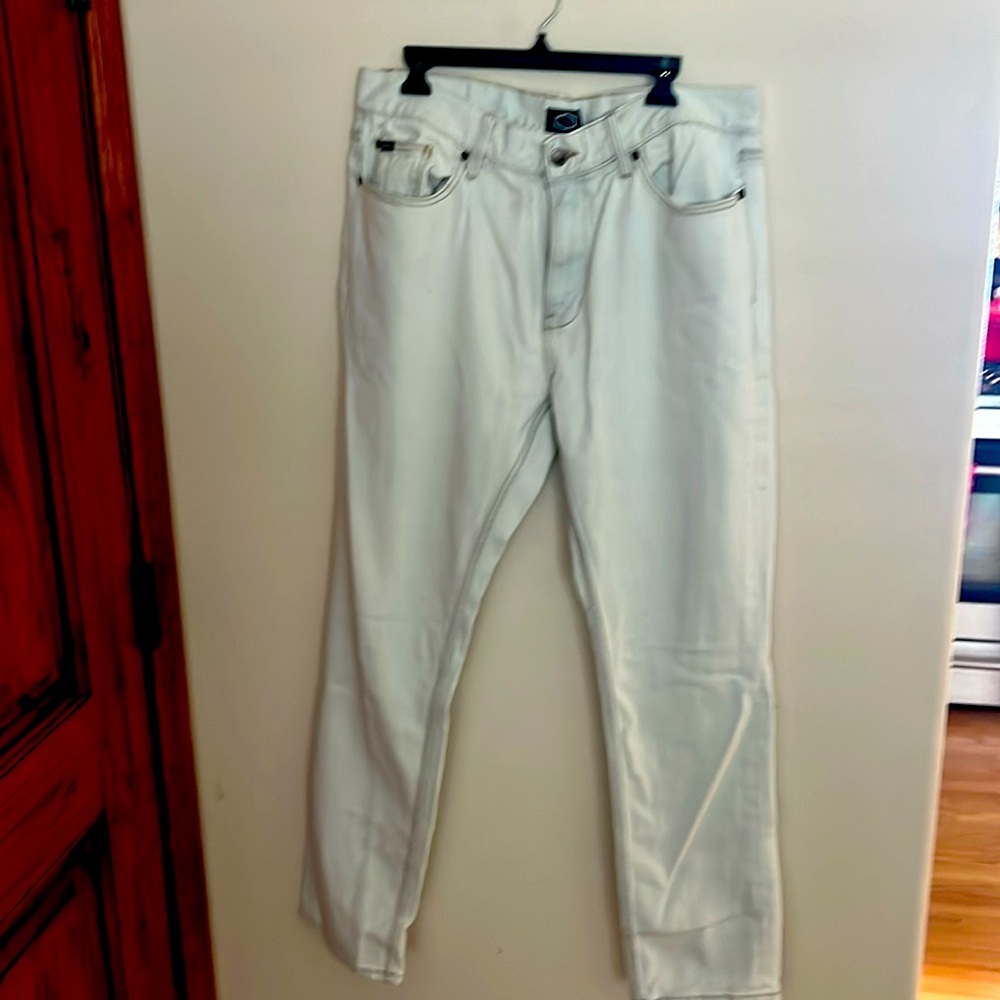 RVCA Men’s Very Light Grey Wash Denim Jeans